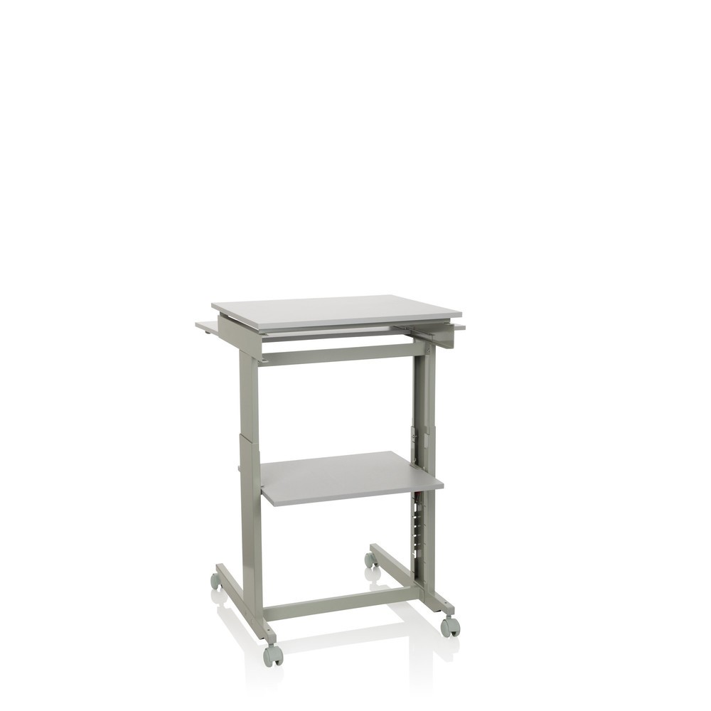 Produktabbildung Nr. 10: Table d'ordinateur / bureau hjh OFFICE WORKSTATION, gris