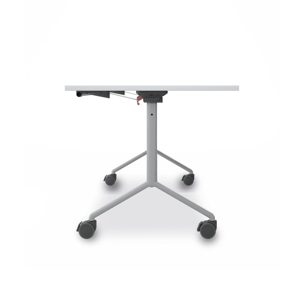 Illustration du produit: Table pliante sur roulettes, l x P 1 600 x 800 mm, blanc