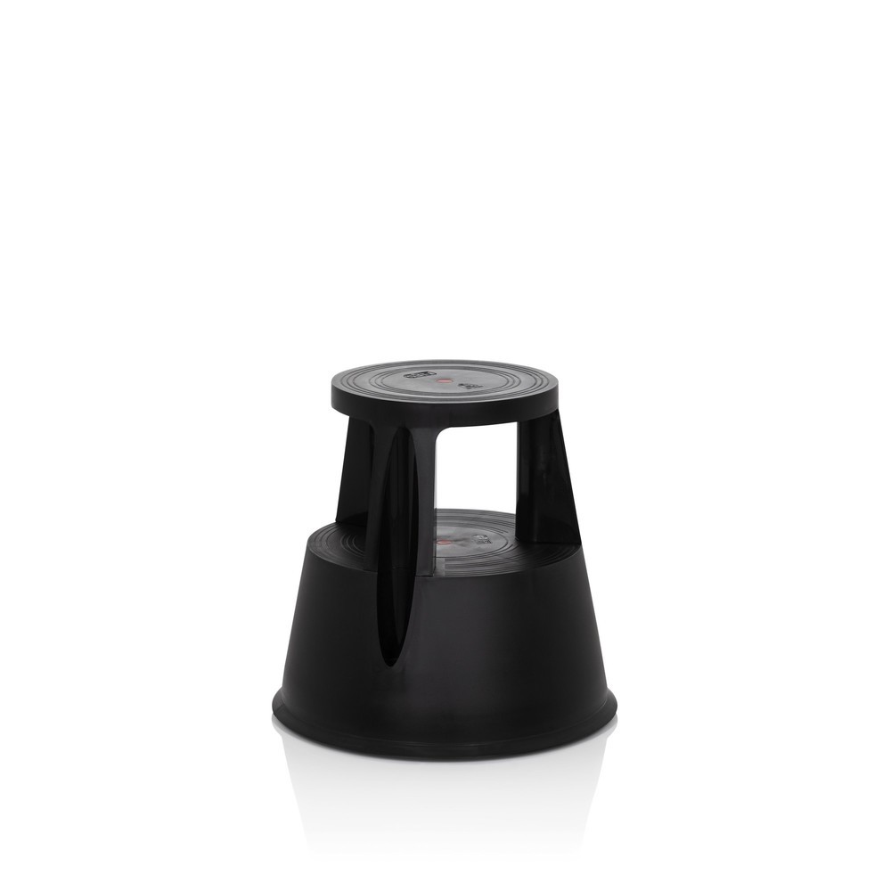 Produktabbildung Nr. 2: Tabouret marchepied / tabouret à roulettes hjh OFFICE TIO-M I plastique, noir