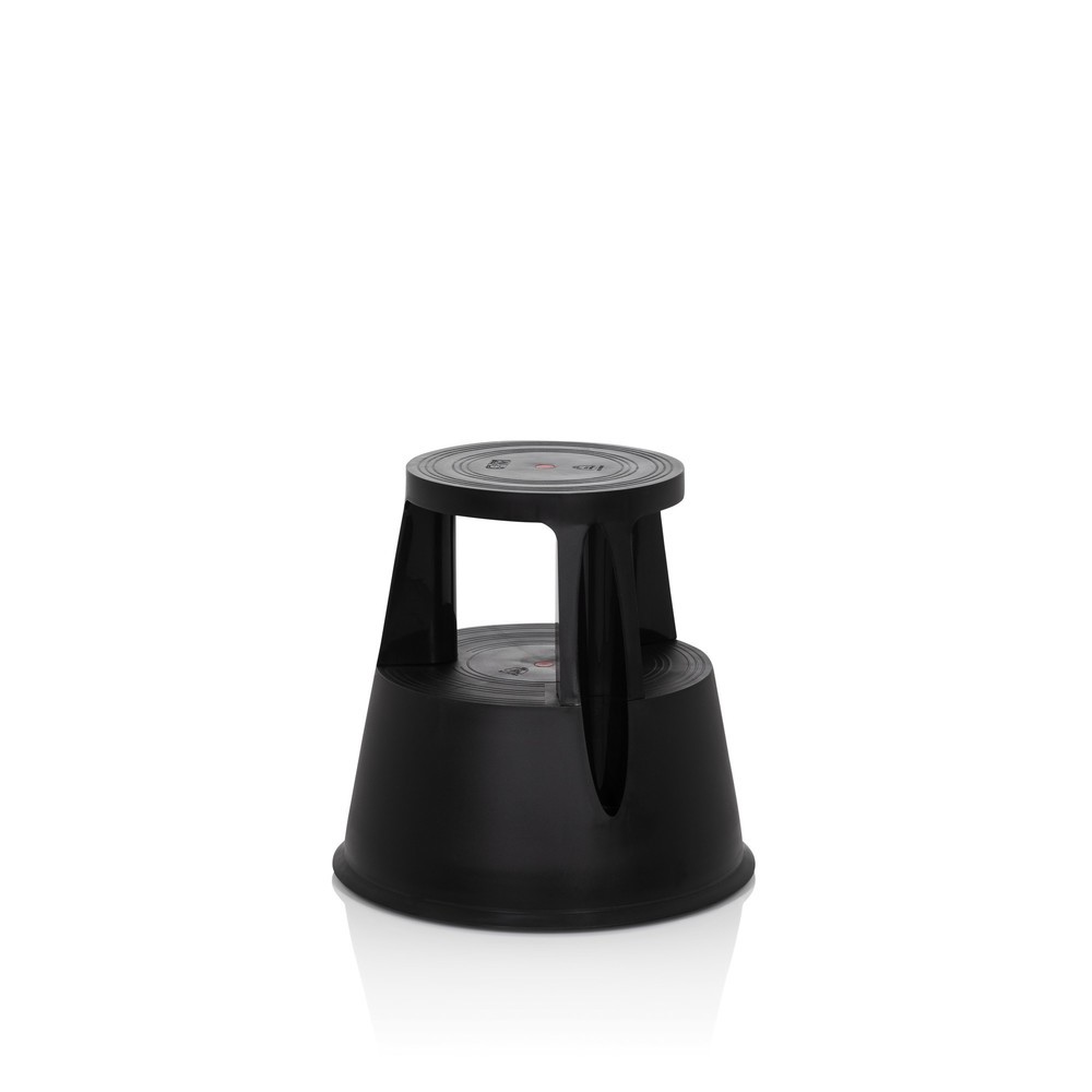 Produktabbildung Nr. 3: Tabouret marchepied / tabouret à roulettes hjh OFFICE TIO-M I plastique, noir