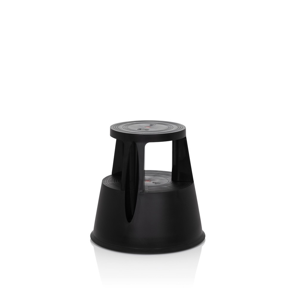 Produktabbildung Nr. 5: Tabouret marchepied / tabouret à roulettes hjh OFFICE TIO-M I plastique, noir