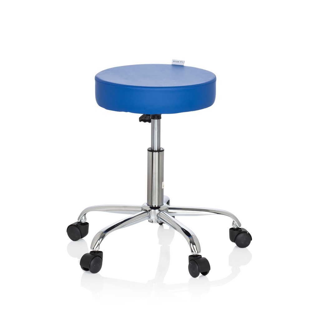 Produktabbildung Nr. 8: Tabouret / tabouret pivotant hjh OFFICE OPERATOR II similicuir, bleu