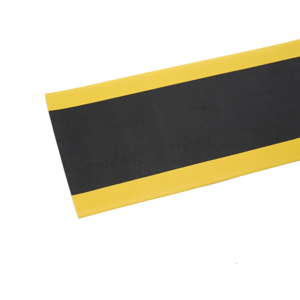 Produktabbildung Nr. 6: Tapis anti-fatigue HEMMDAL ErgoSoft Classic, texturé, monocouche, LxL 600 x 1 200 mm, noir/jaune