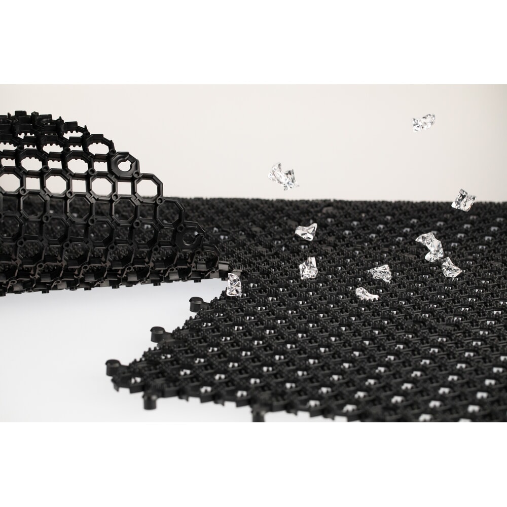 N° de l'image du produit 5 : Tapis anti-fatigue Yoga Grip Ultra, structure en nid d’abeille, lxP 500 x 500 mm