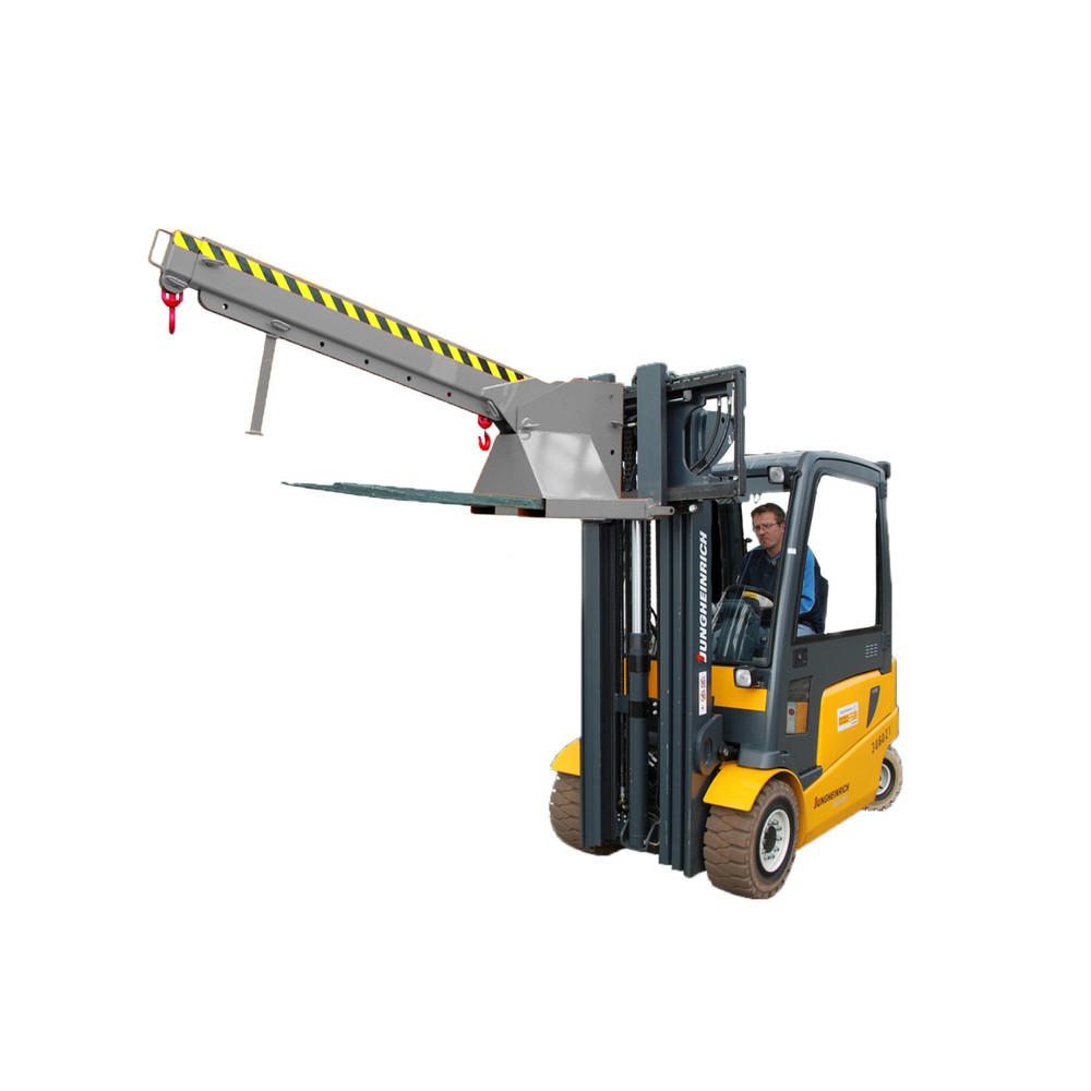 Produktabbildung Nr. 1: Telescopische en in hoogte verstelbare kraanarm Eichinger®, 2.500 kg, thermisch verzinkt