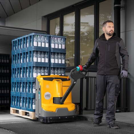 N° de l'image du produit 6 : Transpalette électrique Jungheinrich EJE 114i, capacité de charge 1&nbsp;400&nbsp;kg, longueur des fourches 1&nbsp;150&nbsp;mm