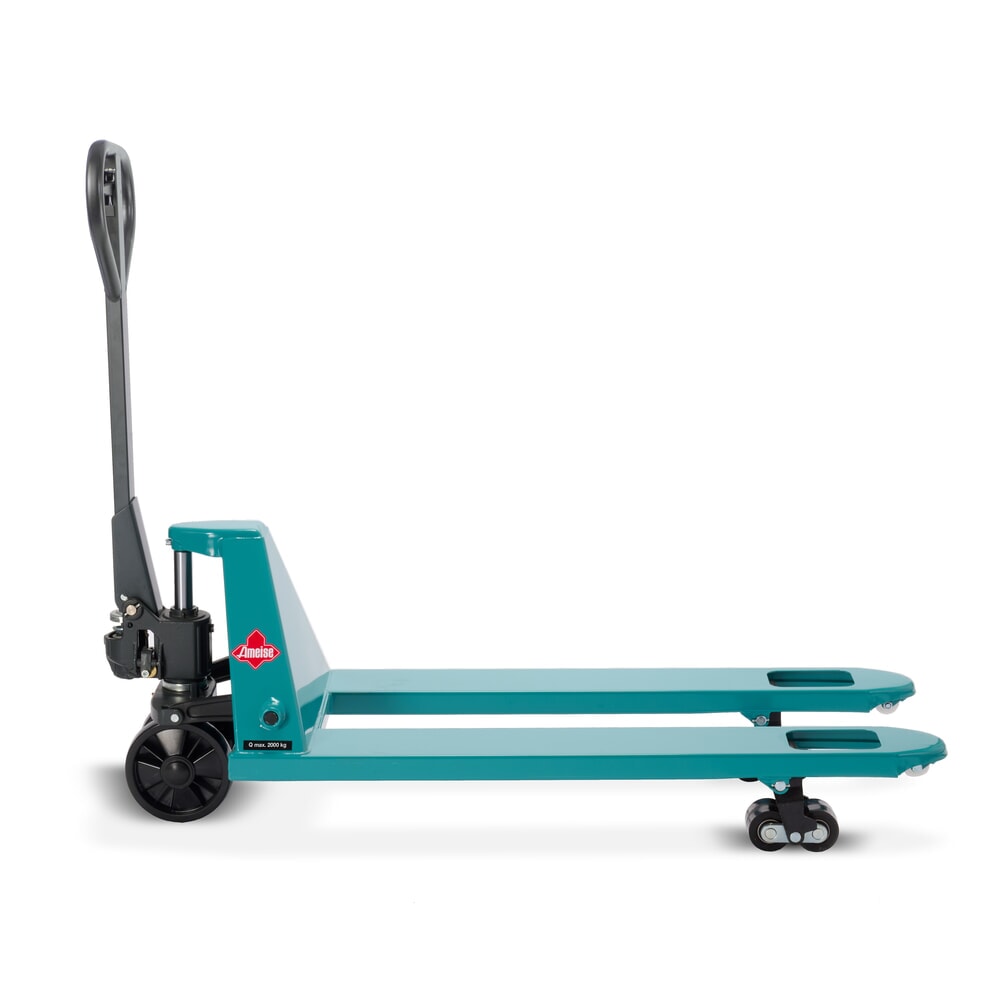 N° de l'image du produit 12 : Transpalette manuel Ameise® PTM 2.0, capacité de charge 2 000 kg, longueur de fourche 1 150 mm, polyuréthane, galets tandem