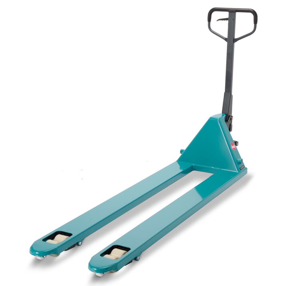 N° de l'image du produit 5 : Transpalette manuel Ameise® PTM 2.0, capacité de charge 2 000 kg, longueur de fourche 1 800 mm, nylon, galets tandem