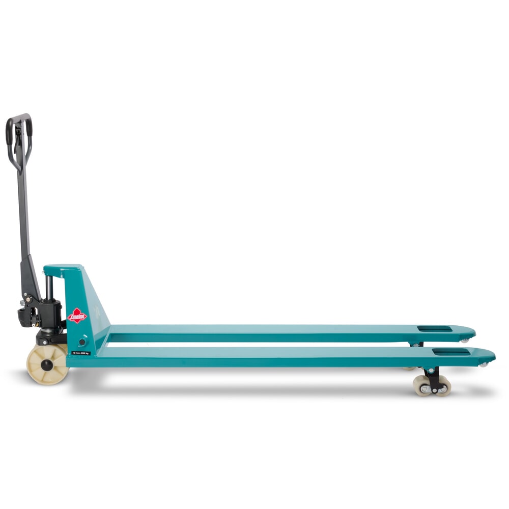 N° de l'image du produit 10 : Transpalette manuel Ameise® PTM 2.0, capacité de charge 2 000 kg, longueur de fourche 1 800 mm, nylon, galets tandem