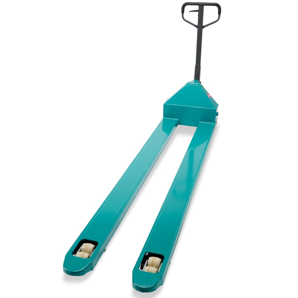 N° de l'image du produit 8 : Transpalette manuel Ameise® PTM 2.0, capacité de charge 2 000 kg, longueur de fourche 2 500 mm, nylon, galets tandem