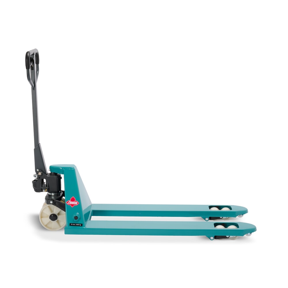 N° de l'image du produit 8 : Transpalette manuel Ameise® PTM 2.5, capacité de charge 2 500 kg, longueur de fourche 1 150 mm, nylon, galets tandem