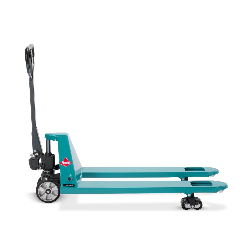 Produktabbildung Nr. 9: Transpalette manuel Ameise® PTM 2.5 avec levée rapide, capacité de charge 2 500 kg, longueur des fourches 1 150 mm, caoutchouc plein / polyuréthane, galets tandem