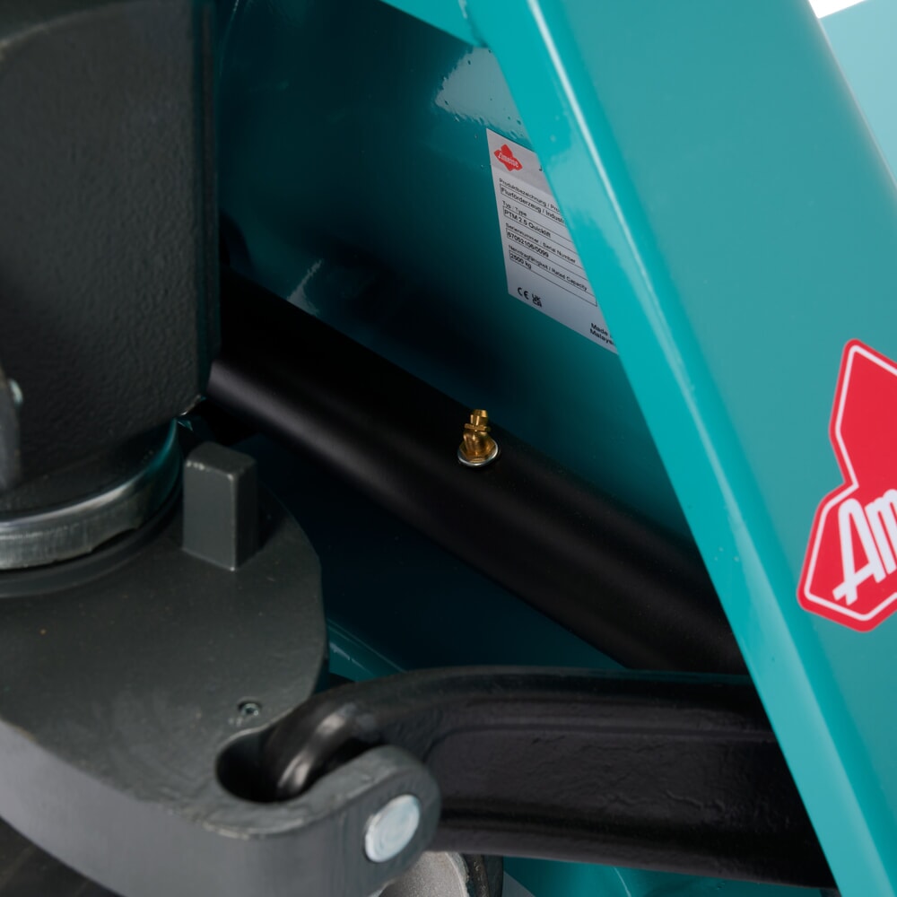 Produktabbildung Nr. 12: Transpalette manuel Ameise® PTM 2.5 avec levée rapide, capacité de charge 2 500 kg, longueur des fourches 1 150 mm, caoutchouc plein / polyuréthane, galets tandem