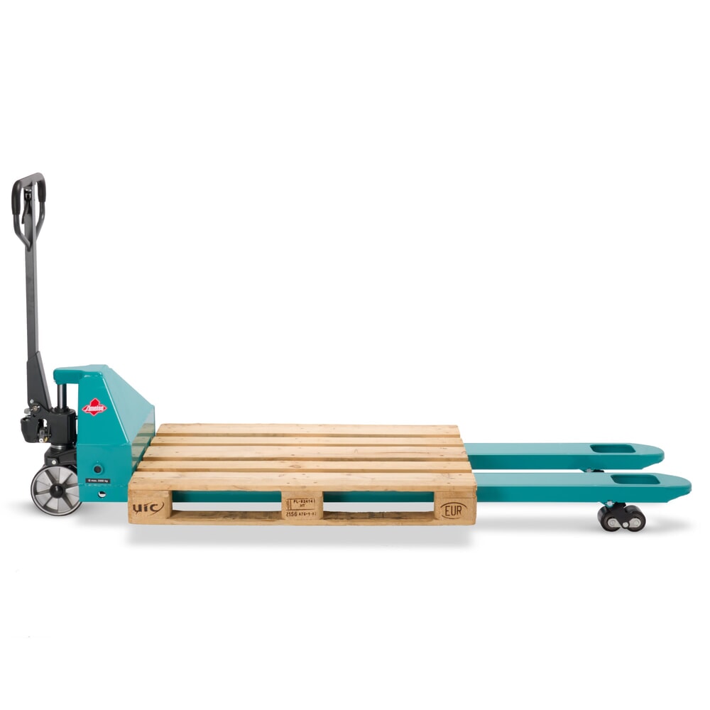 Produktabbildung Nr. 10: Transpalette manuel Ameise® PTM 3.5 capacité de charge 3 500 kg, longueur des fourches 2 000 mm, polyuréthane, galets tandem