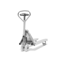 N° de l'image du produit 2 : Transpalette manuel en acier inoxydable Jungheinrich AM I20p - version professionnelle, capacité de charge 2&nbsp;000&nbsp;kg, longueur des fourches 1&nbsp;140&nbsp;mm, nylon, galets tandem
