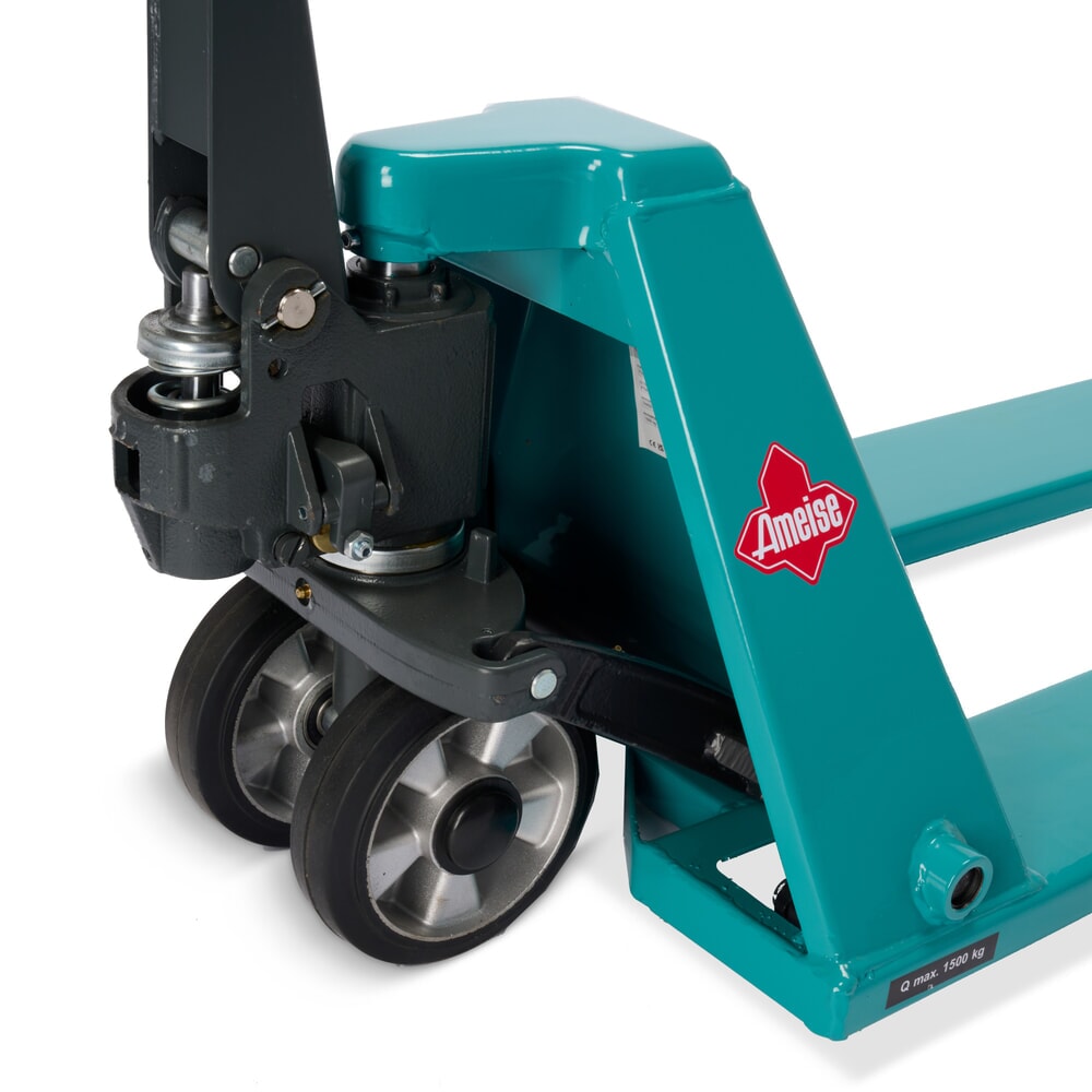 Produktabbildung Nr. 8: Transpalette manuel surbaissé Ameise® PTM 1.5 Low, capacité de charge 1 500 kg, longueur des fourches 1 150 mm, caoutchouc plein / polyuréthane, galets tandem