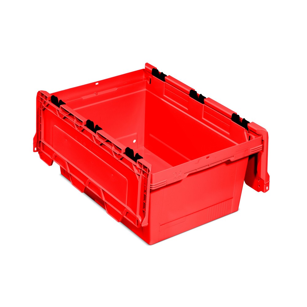 Product afbeelding: Allit Eurobox, gemaakt van PP, hxbxd 199 x 600 x 400 mm, 47 liter, rood