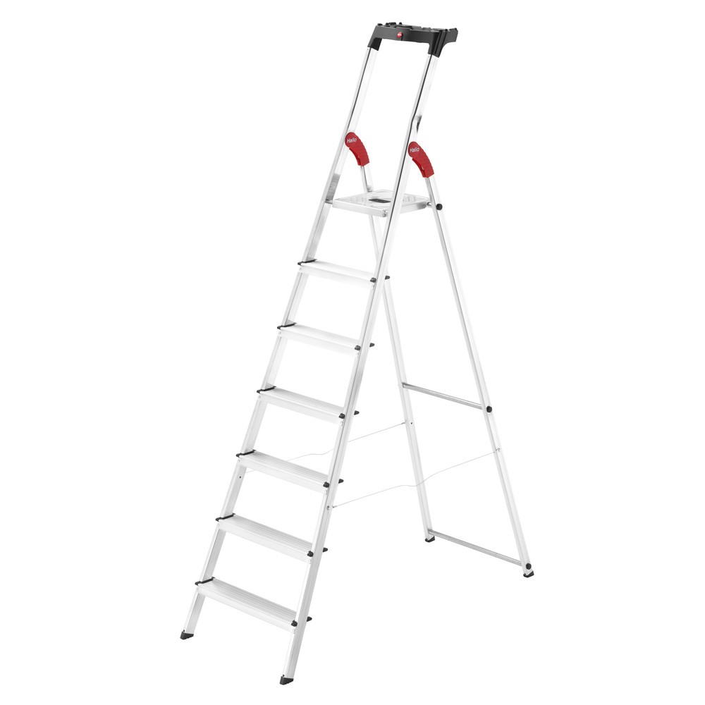 Produktabbildung Nr. 1: Trapladder Hailo StandardLine, standaard hoogte 1,50 m