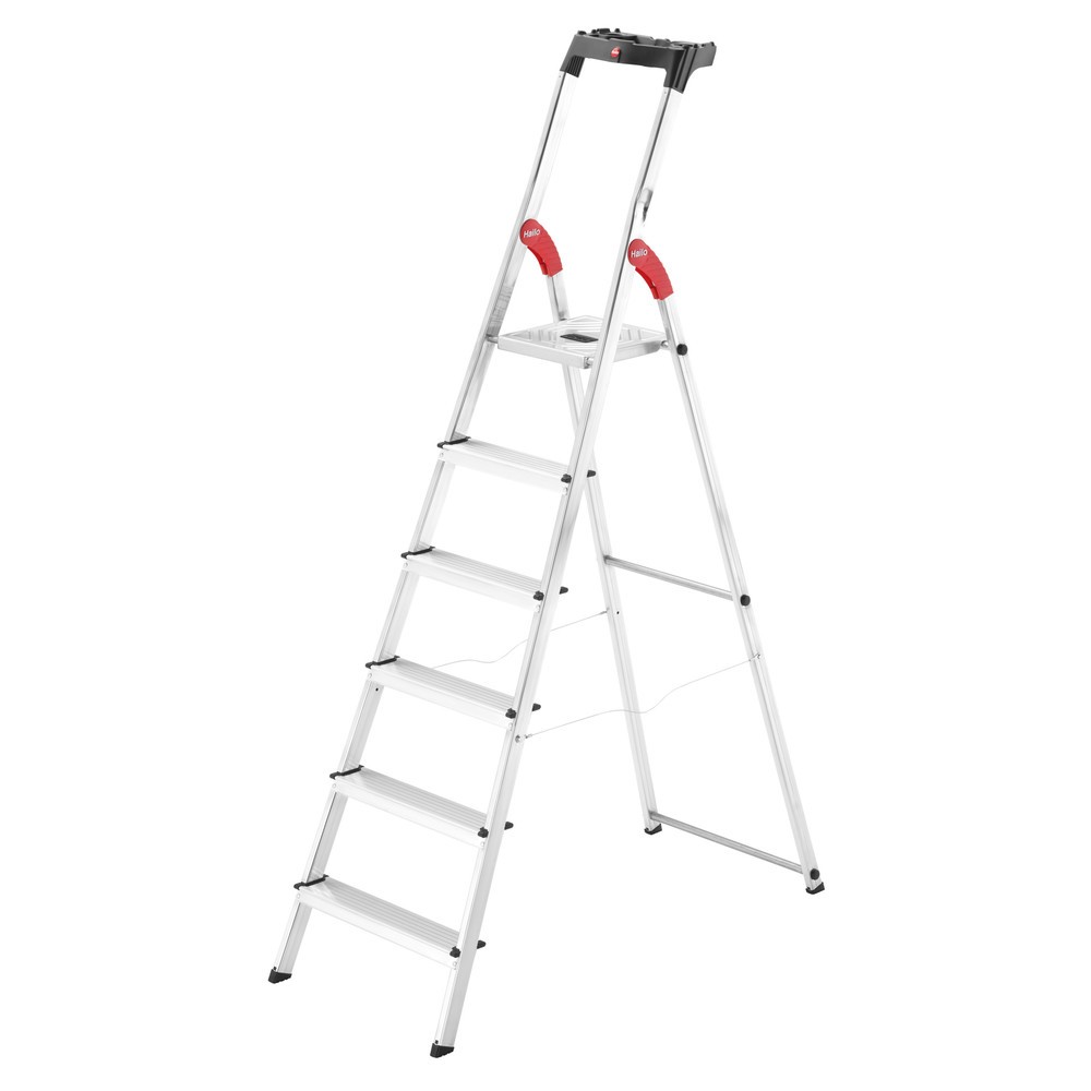 Produktabbildung Nr. 1: Trapladder Hailo StandardLine, standaard hoogte 1,28 m