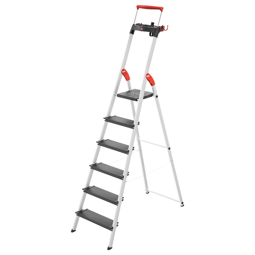 Produktabbildung Nr. 1: Trapladder Hailo TopLine, standaard hoogte 1,28 m