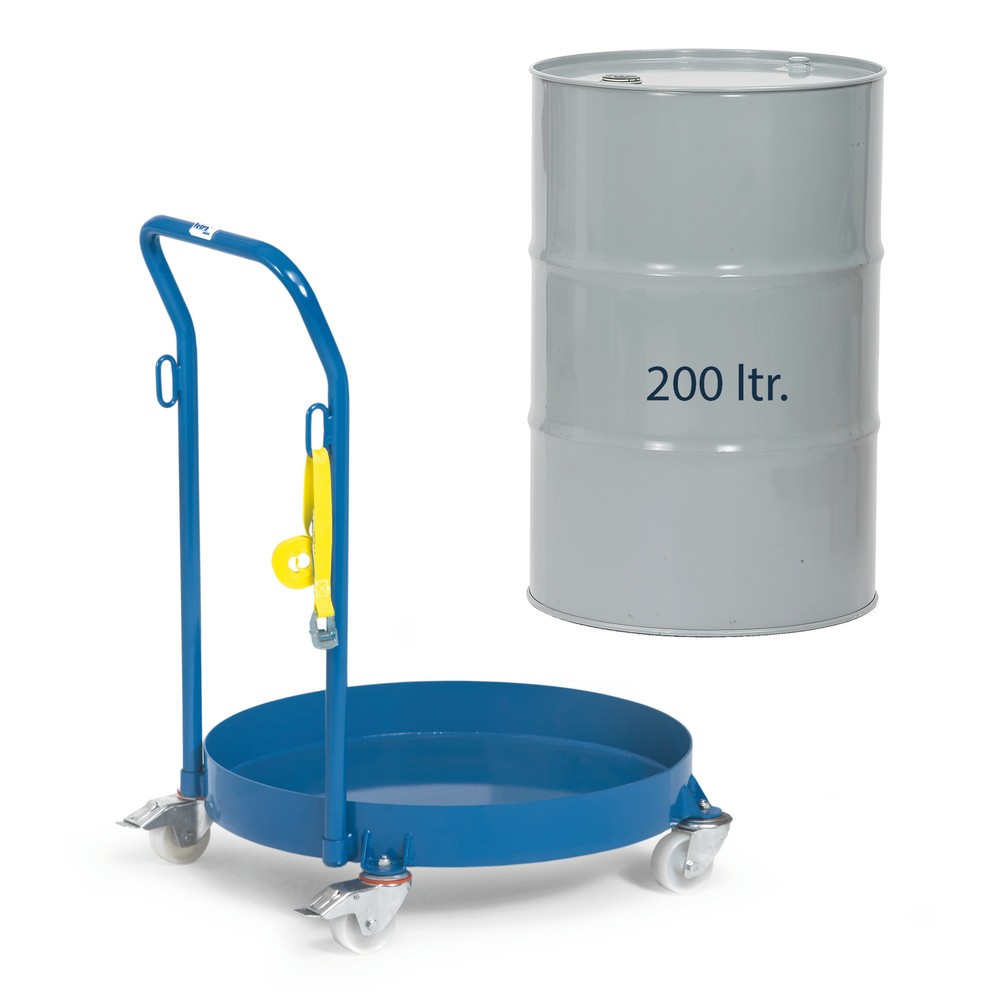 Produktabbildung Nr. 2: Vatenroller fetra®, draagvermogen 250 kg, gesloten, met duwbeugel