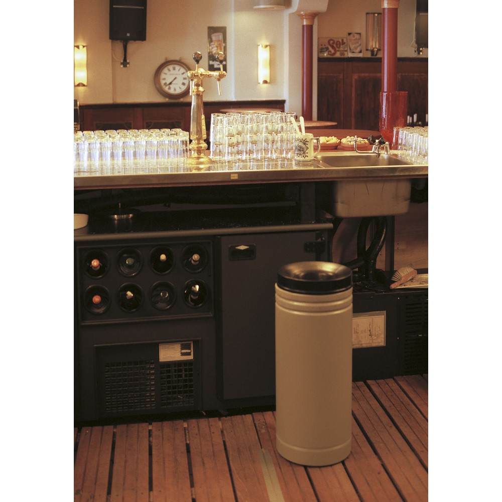 Produktabbildung Nr. 2: Veiligheidsafvalbak, zelfdovend, staal, 50 liter, grijs, zwart