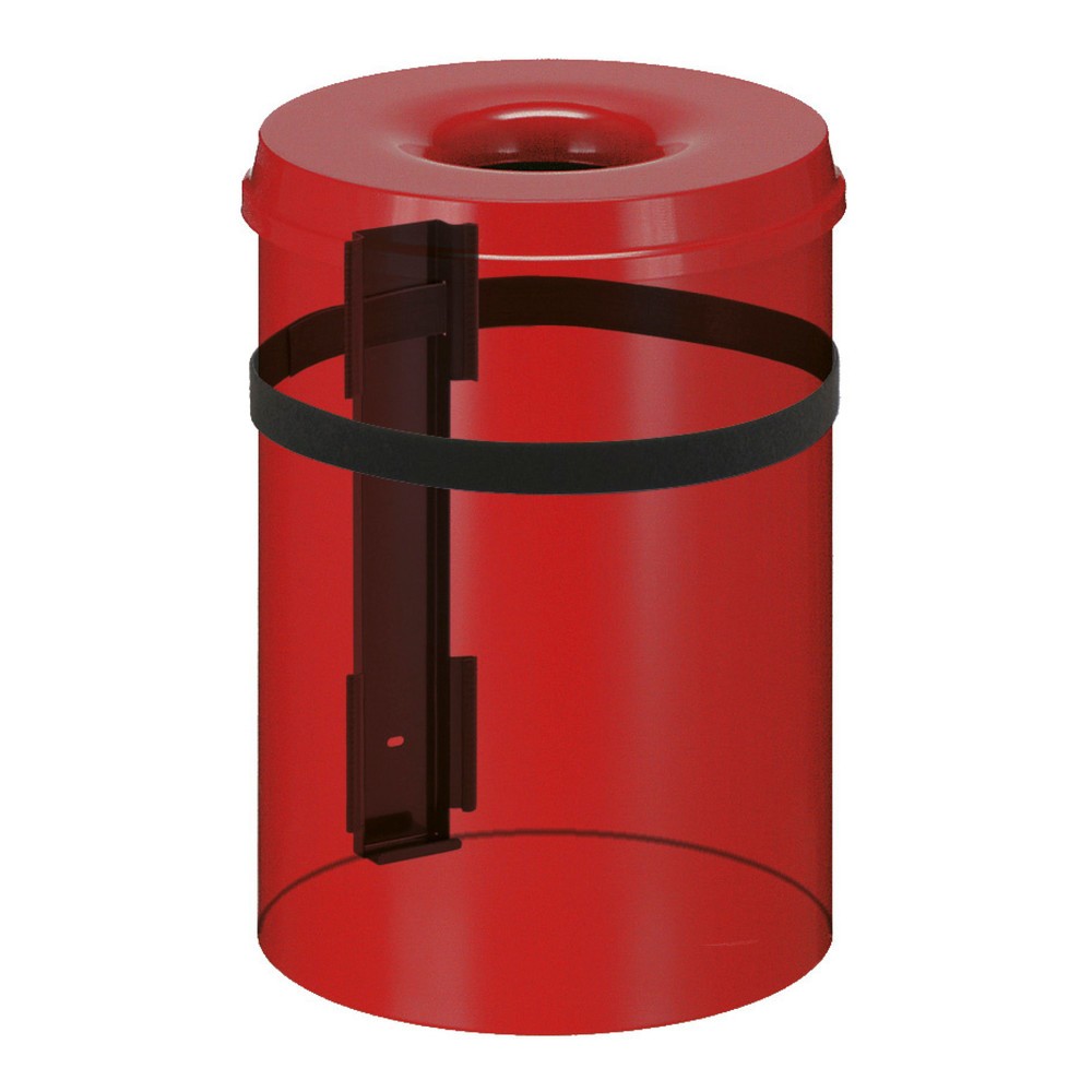 Produktabbildung Nr. 2: Veiligheidsafvalbak, zelfdovend, staal, 30 liter, rood