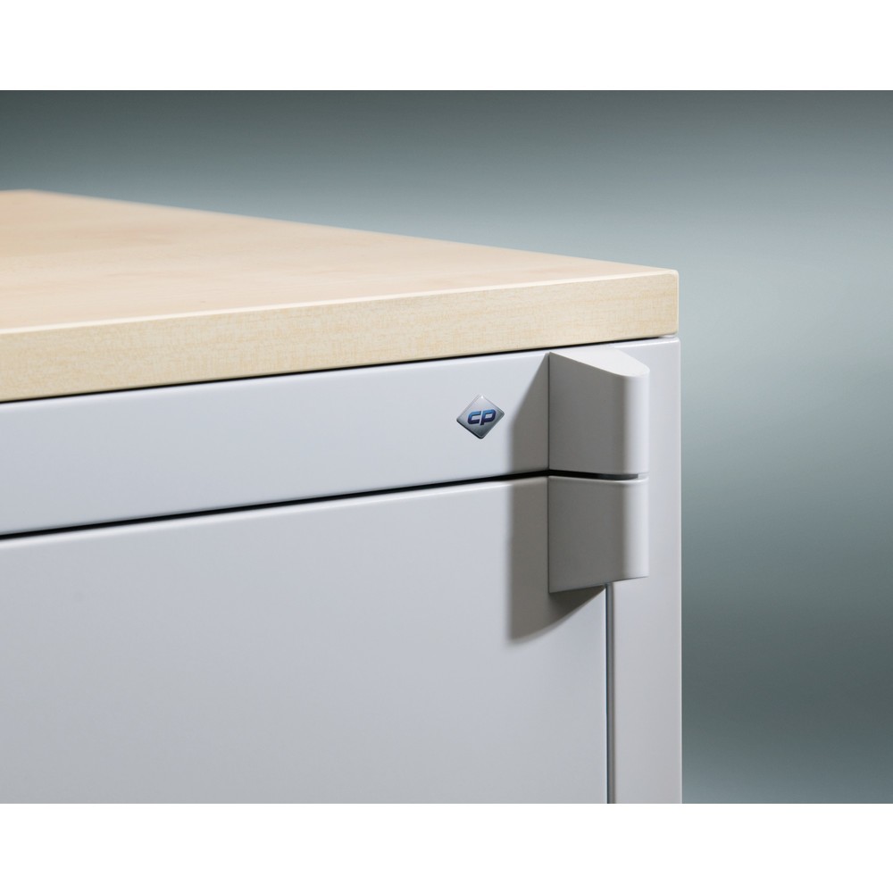 Produktabbildung Nr. 4: Veiligheidsdraaideurkast C+P, 3 OH, hxbxd 1.226 x 650 x 500 mm, lichtgrijs/lichtgrijs, Esdoorn