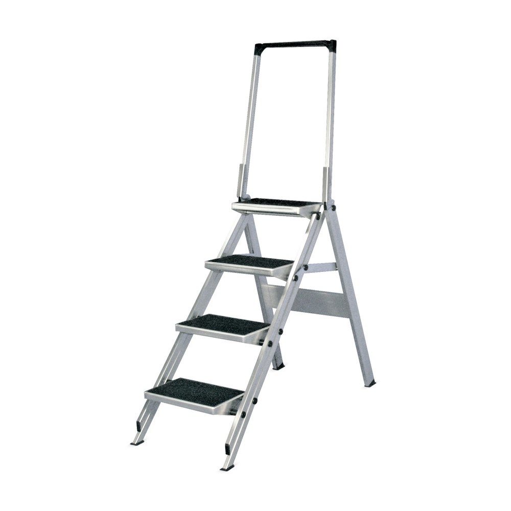 Produktabbildung Nr. 1: Veiligheidsvouwtrap HYMER, stahoogte 0,70 m, met veiligheidsbeugel