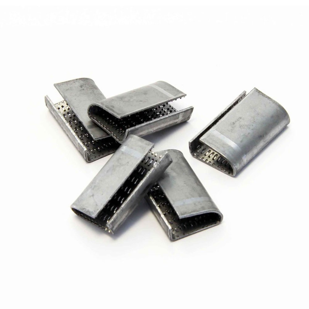 Product afbeelding: Verschlusshülsen, 13mm breit, verzinkt u. aufgerauht, Typ: Metallverschlusshülse, 1 VE = 1000 Stk