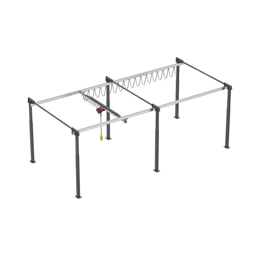 Produktabbildung Nr. 1: VETTER portaalkraan met twee rails ErgoLine®, reikwijdte 10.500 mm, draagvermogen 500 kg
