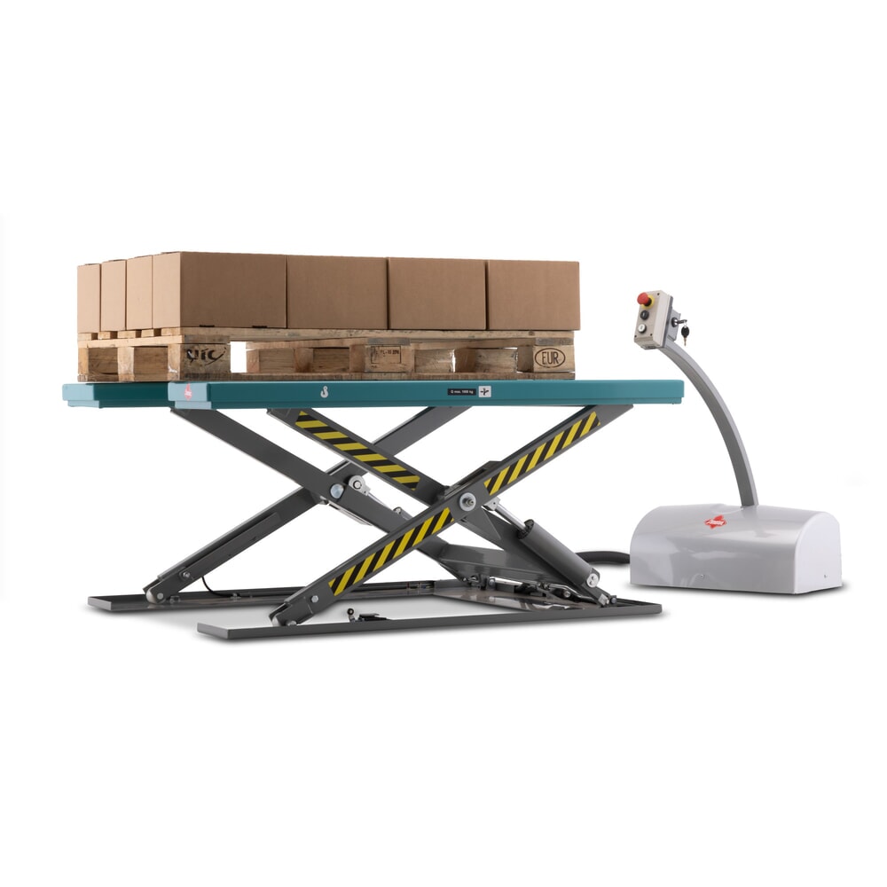 Product afbeelding: Vlakke schaarheftafel Ameise®, U-vormig, cap. 1.000 kg