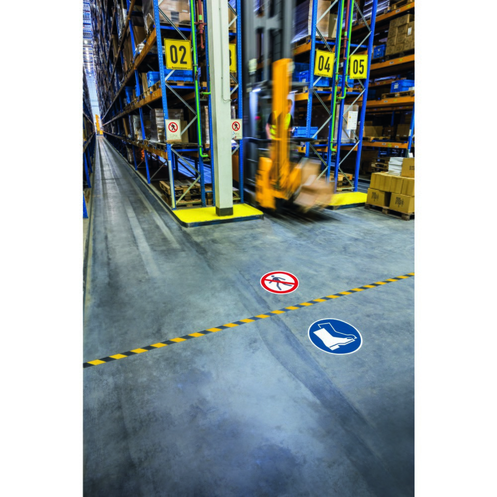 Produktabbildung Nr. 3: Vloermarkeringstape DURABLE DURALINE® 50/07, geel/zwart