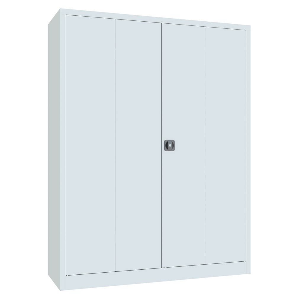 Productafbeelding nr. 9: Vouwdeurkast PAVOY met 4 legborden, hxbxd 1.950 x 1.500 x 500 mm, lichtgrijs, lichtgrijs