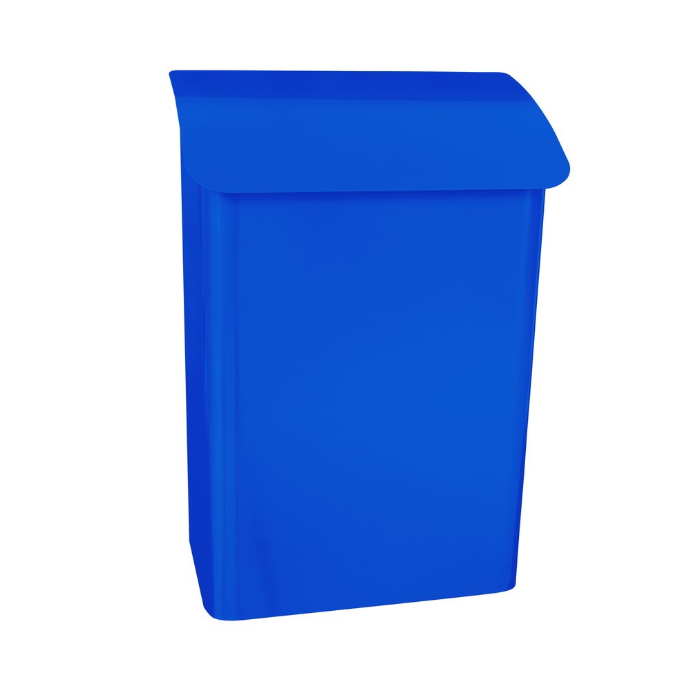 Produktabbildung Nr. 1: Wandbrievenbus Denian, van verzinkt staal, met cilinderslot, blauw