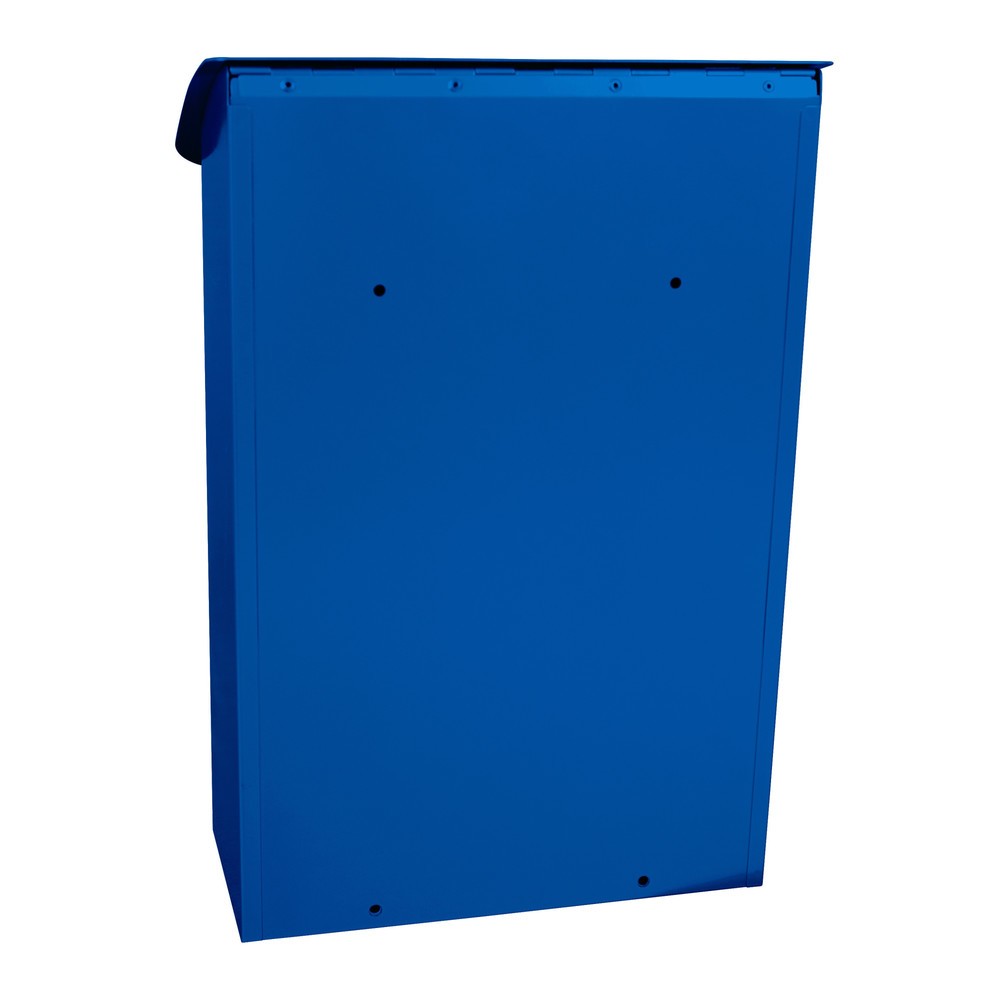 Produktabbildung Nr. 3: Wandbrievenbus Denian, van verzinkt staal, met cilinderslot, blauw