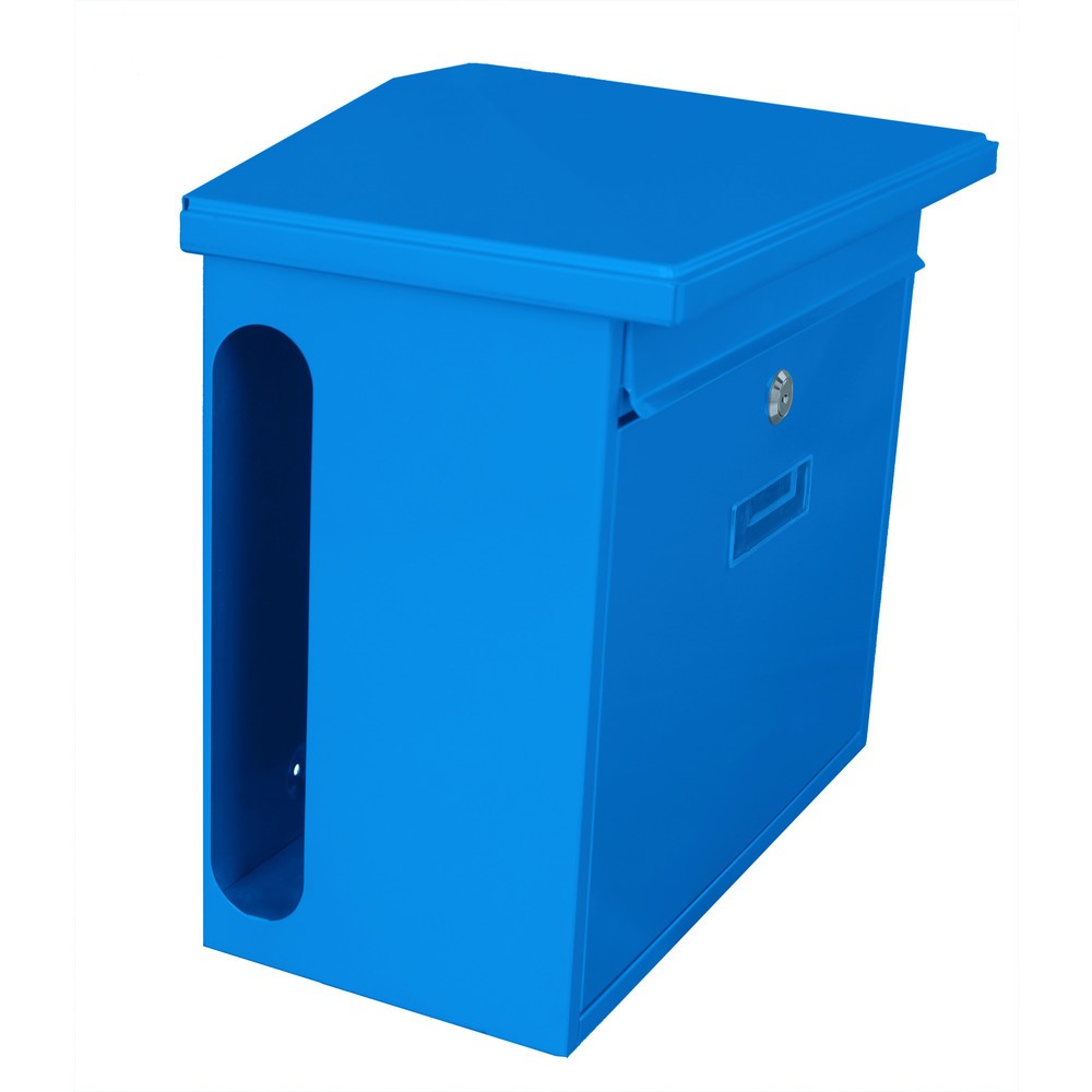 Productafbeelding nr. 2: Wandbrievenbus Zamoran, van verzinkt staal, blauw