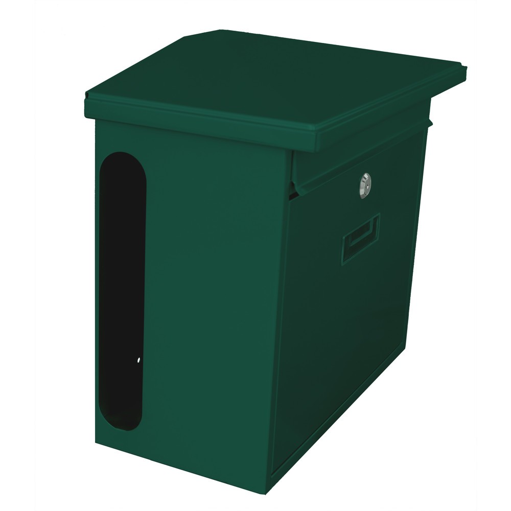 Produktabbildung Nr. 2: Wandbrievenbus Zamoran, van verzinkt staal, groen