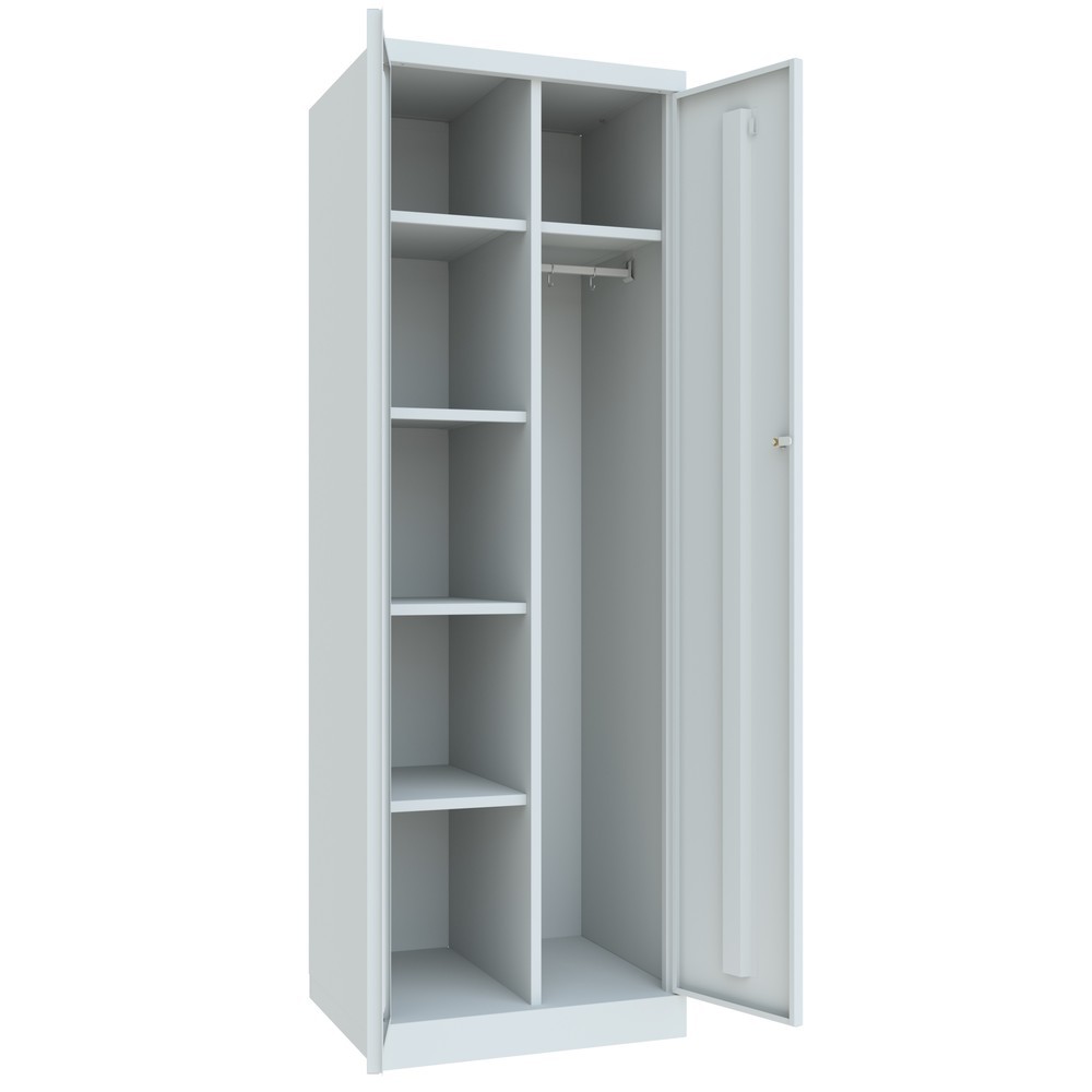 Productafbeelding nr. 3: Wasverzamel- en garderobekast PAVOY, hxbxd 1.800 x 600 x 500 mm, lichtgrijs, lichtgrijs