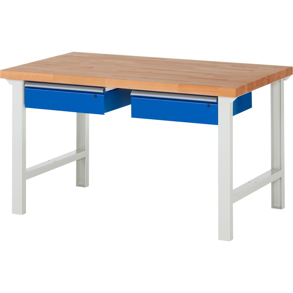 Produktabbildung Nr. 1: Werkbank RAU serie 7000, hxbxd 840 x 1.500 x 900 mm, 2 lades 2 x 150 mm