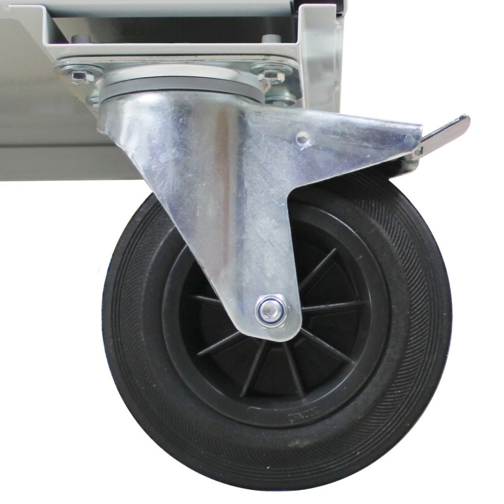 Produktabbildung Nr. 7: Werkbank Steinbock® Motion, verrijdbaar, 2 deuren, draagvermogen 500 kg, hxbxd 827 x 1.300 x 600 mm, RAL 7035 / 5012