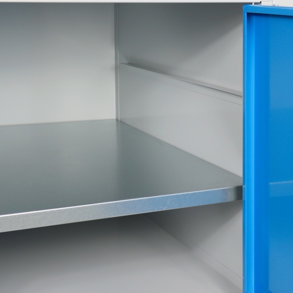 Productafbeelding nr. 3: Werkbank Steinbock® Premium, 4 lades, 1 deur, draagvermogen 300 kg, hxbxd 840 x 1.200 x 600 mm, RAL 7035 / 5012