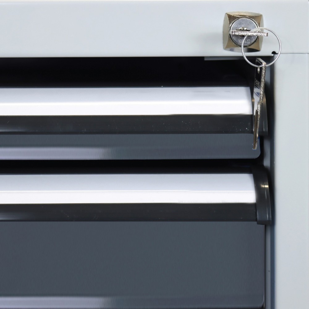 Produktabbildung Nr. 5: Werkbank Steinbock® Pro, 3 lades, 1 legruimte, draagvermogen 500 kg, hxbxd 850 x 2.000 x 750 mm, RAL 7016