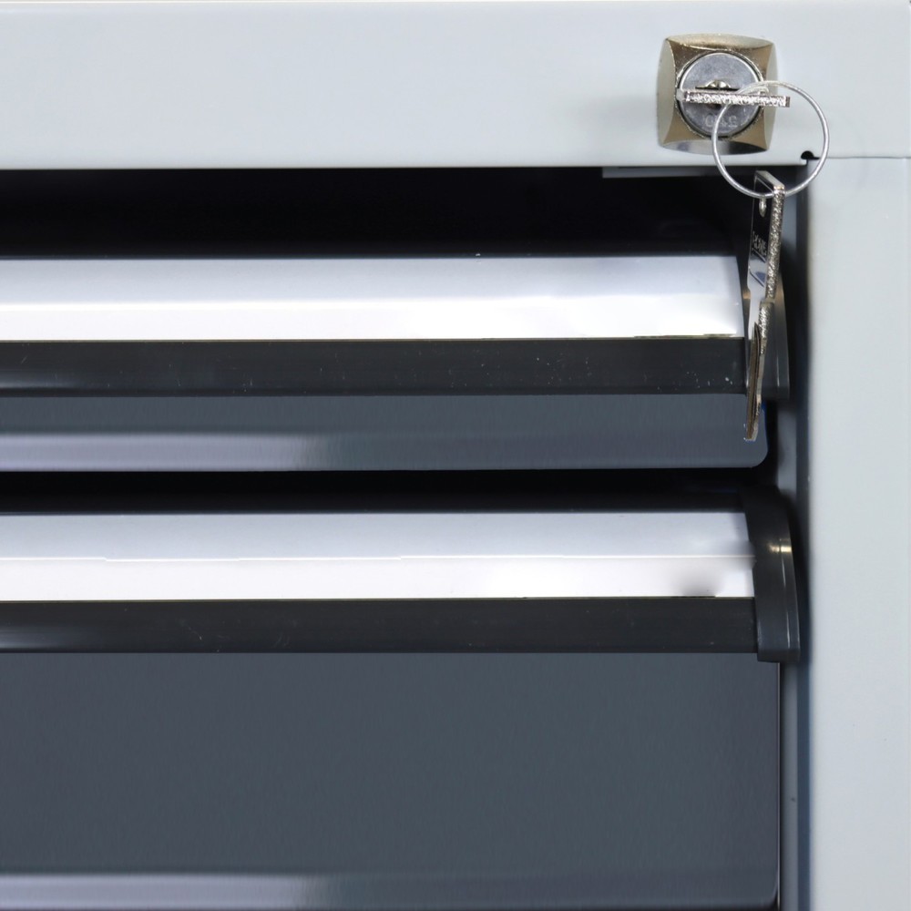 Productafbeelding nr. 5: Werkbank Steinbock® Pro, 4 lades, 1 legruimte, draagvermogen 500 kg, hxbxd 850 x 2.000 x 750 mm, RAL 7016