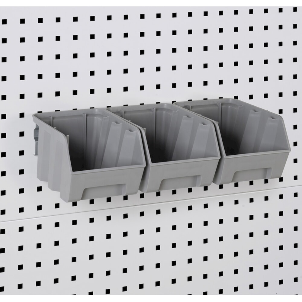 Produktabbildung Nr. 4: Werkplaatskast Fami PERFOM, 3 lades, geperforeerde platen, bak, hxbxd 2.000 x 1.023 x 726 mm, lichtblauw