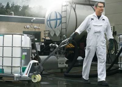 Hoe werkt een pompwagen?