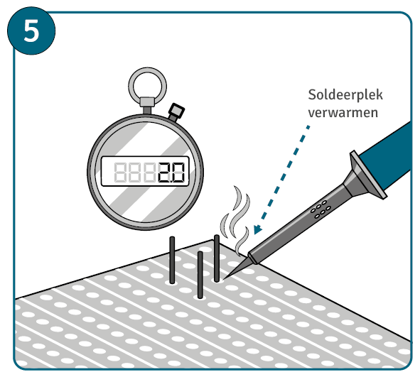 Handleiding om te leren solderen, stap 5