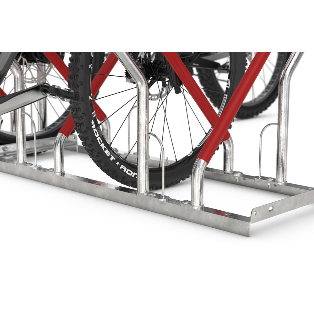 Produktabbildung Nr. 2: Parc à vélos wsm® 0500 XBF, à cheviller, galvanisé à chaud, bilatéral, 12 places, écart entre les roues 540 mm
