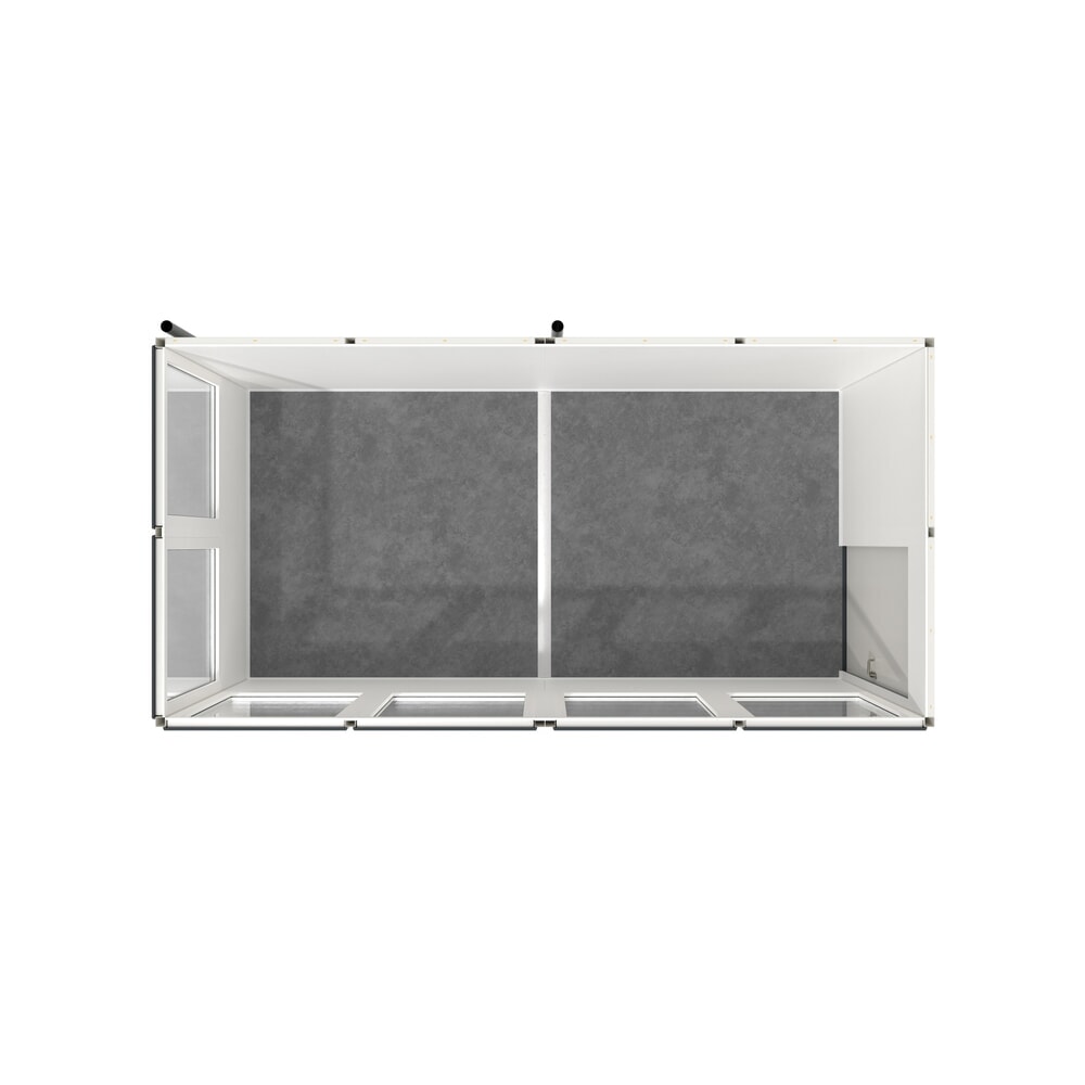 Produktabbildung Nr. 2: Système d'aménagement wsm® MULTIROOM pour l'extérieur, surface au sol 10,67 m², monté en deux unités