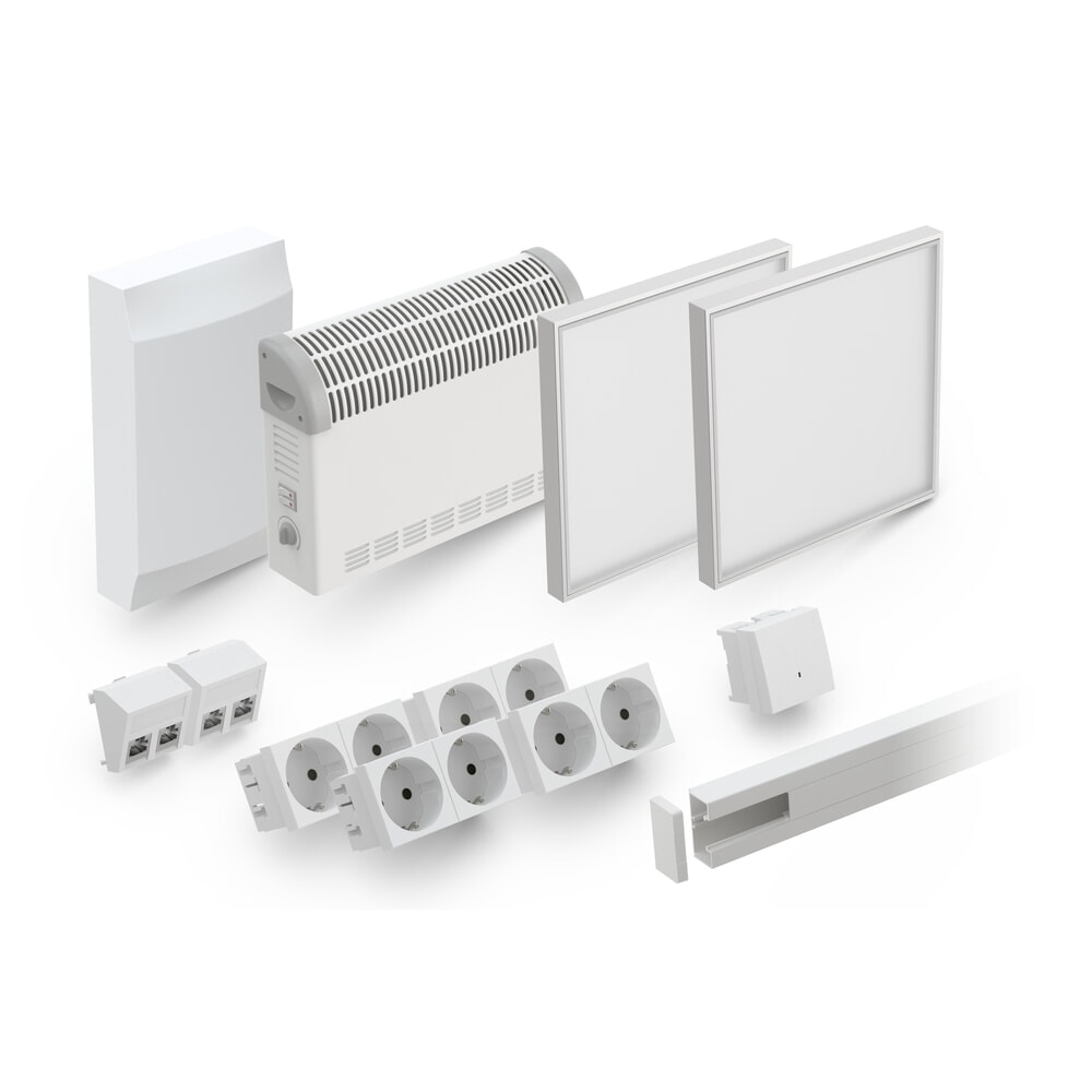 Produktabbildung Nr. 7: Kantoorunit wsm® MULTIROOM voor binnen, oppervlakte 10,40 m², met elektropakket OfficePlus